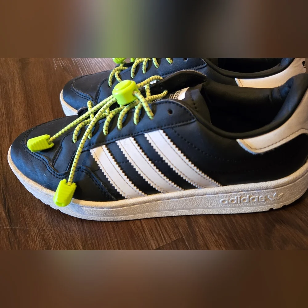 Adidas Kids Black and White Sneakers